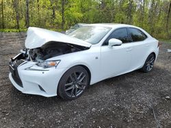Salvage cars for sale at Bowmanville, ON auction: 2015 Lexus IS 250