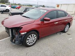 Salvage cars for sale from Copart Van Nuys, CA: 2015 Nissan Sentra S