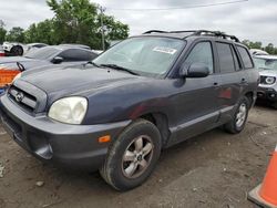 Salvage cars for sale from Copart Baltimore, MD: 2006 Hyundai Santa FE GLS