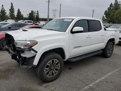 Salvage cars for sale from Copart Rancho Cucamonga, CA: 2021 Toyota Tacoma Double Cab