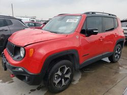 Salvage cars for sale from Copart Grand Prairie, TX: 2022 Jeep Renegade Trailhawk