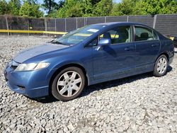 Honda Civic salvage cars for sale: 2009 Honda Civic LX