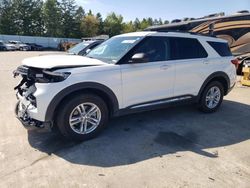 Salvage cars for sale at Eldridge, IA auction: 2023 Ford Explorer XLT