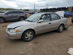 Salvage cars for sale at Colorado Springs, CO auction: 1999 Toyota Corolla VE