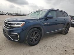 Salvage cars for sale at Houston, TX auction: 2021 Volkswagen Atlas SE