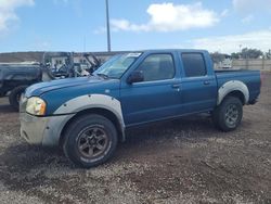 Salvage cars for sale from Copart -no: 2002 Nissan Frontier Crew Cab XE