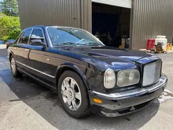 Salvage cars for sale at Mendon, MA auction: 2002 Bentley Arnage