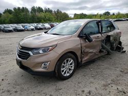 Salvage cars for sale at Mendon, MA auction: 2018 Chevrolet Equinox LS