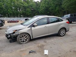 Salvage cars for sale from Copart Austell, GA: 2015 Ford Focus SE