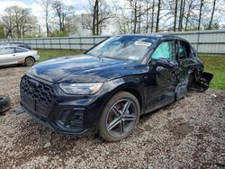 Salvage cars for sale at Central Square, NY auction: 2023 Audi Q5 E Premium Plus 55