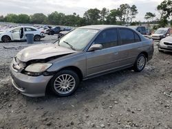 Honda Civic salvage cars for sale: 2005 Honda Civic EX