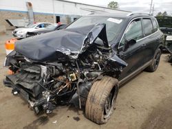 Salvage cars for sale at New Britain, CT auction: 2017 Volkswagen Touareg Wolfsburg
