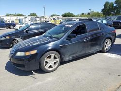 Salvage cars for sale at Sacramento, CA auction: 2005 Acura TL