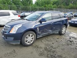 Salvage cars for sale at Waldorf, MD auction: 2011 Cadillac SRX Luxury Collection