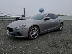 Salvage cars for sale from Copart Windsor, NJ: 2016 Maserati Ghibli S