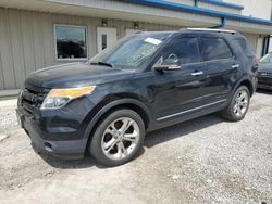 Salvage cars for sale at Earlington, KY auction: 2013 Ford Explorer Limited