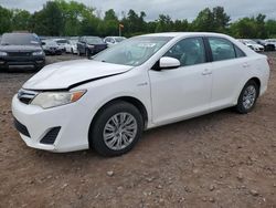 Salvage cars for sale at Pennsburg, PA auction: 2014 Toyota Camry Hybrid