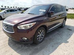 Salvage cars for sale at Miami, FL auction: 2013 Infiniti JX35