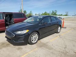 Ford salvage cars for sale: 2020 Ford Fusion SE