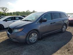 Salvage cars for sale at Des Moines, IA auction: 2015 Honda Odyssey LX