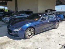 Salvage cars for sale from Copart Homestead, FL: 2014 Maserati Ghibli S