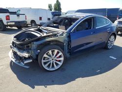 Salvage cars for sale from Copart Hayward, CA: 2018 Tesla Model 3