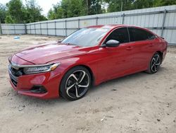 Vehiculos salvage en venta de Copart Midway, FL: 2021 Honda Accord Sport