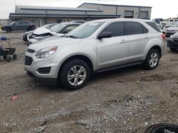 Salvage cars for sale at Earlington, KY auction: 2016 Chevrolet Equinox LS