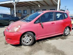 Honda FIT S salvage cars for sale: 2007 Honda FIT S