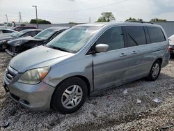 Salvage cars for sale at Franklin, WI auction: 2007 Honda Odyssey EXL