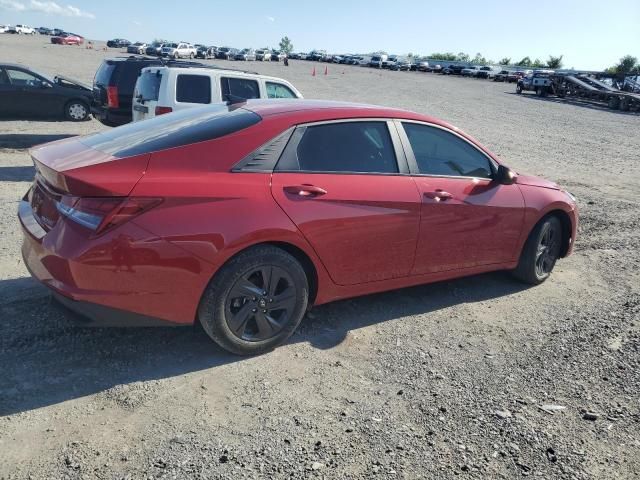 2021 Hyundai Elantra Blue