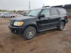 Salvage cars for sale at Colorado Springs, CO auction: 2003 Toyota Sequoia Limited