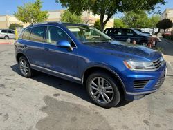 Salvage cars for sale at Antelope, CA auction: 2016 Volkswagen Touareg Sport