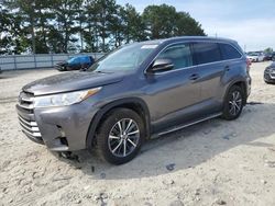 Salvage cars for sale from Copart Loganville, GA: 2019 Toyota Highlander SE