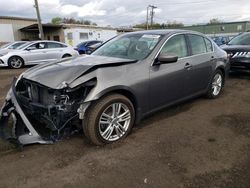 Salvage cars for sale at New Britain, CT auction: 2010 Infiniti G37