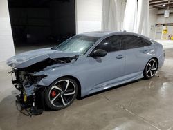 Salvage cars for sale at Leroy, NY auction: 2021 Honda Accord Sport