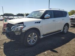 Salvage cars for sale from Copart East Granby, CT: 2016 Infiniti QX80