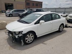 Honda Civic lx salvage cars for sale: 2011 Honda Civic LX