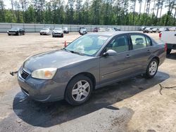 Salvage cars for sale at Harleyville, SC auction: 2007 Chevrolet Malibu LT