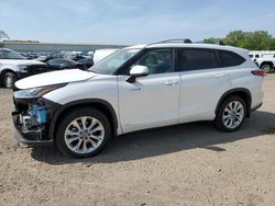 Salvage cars for sale at Davison, MI auction: 2021 Toyota Highlander Hybrid Limited