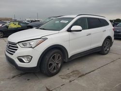 Salvage cars for sale at Grand Prairie, TX auction: 2013 Hyundai Santa FE GLS