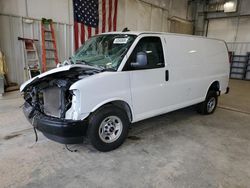 Salvage trucks for sale at Mcfarland, WI auction: 2019 GMC Savana G3500