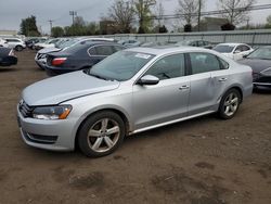 Salvage cars for sale at New Britain, CT auction: 2012 Volkswagen Passat SE