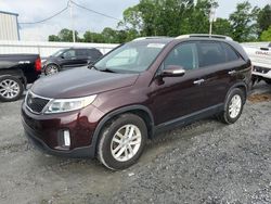 Vehiculos salvage en venta de Copart Gastonia, NC: 2015 KIA Sorento LX