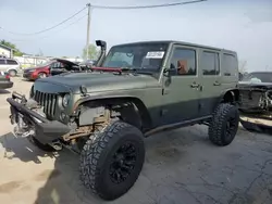 Salvage cars for sale at Pekin, IL auction: 2008 Jeep Wrangler Unlimited X