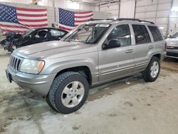 Jeep salvage cars for sale: 2001 Jeep Grand Cherokee Limited