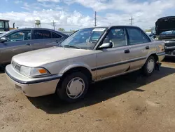 Salvage cars for sale at Dyer, IN auction: 1991 Toyota Corolla DLX