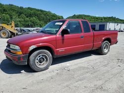 Salvage cars for sale at Ellwood City, PA auction: 2002 Chevrolet S Truck S10