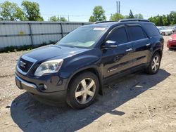 Salvage cars for sale from Copart Lansing, MI: 2007 GMC Acadia SLT-1