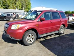 Salvage cars for sale at East Granby, CT auction: 2006 Honda Pilot EX